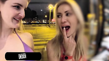 Intense Cum-snorting Threesome With Busty Noelle Easton And Submissive Trillium – Immoral Live 4k