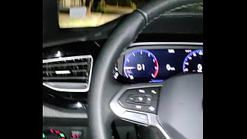 Sucking Cock And Swallowing Cum In The Car