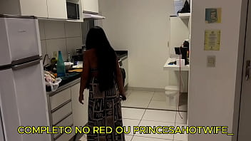 Horny Brazilian Housewife Invites Neighbor Over For Repairs And Ends Up Fucking Him While Her Cuckold Husband Is At The Bar